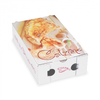 Pizzakarton Calzone 27x16,5x7,5 cm Neutral (100 Stück)